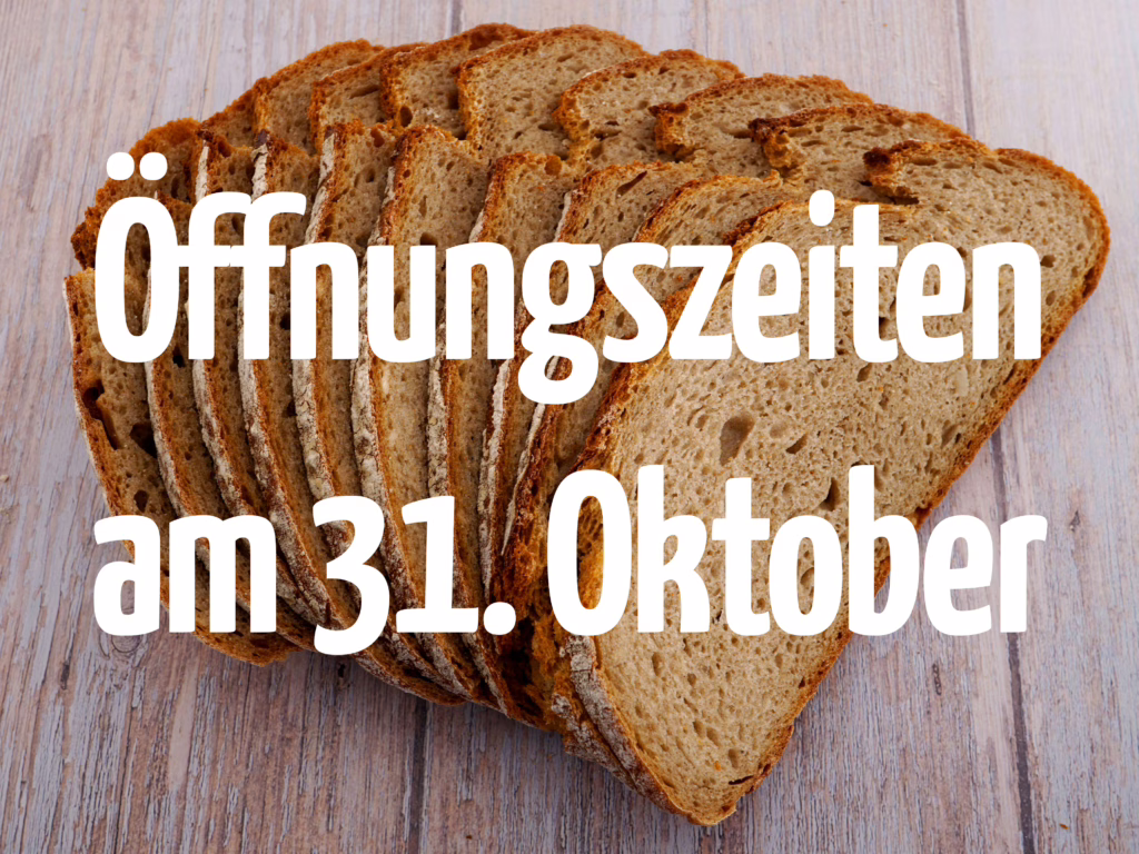 Öffnungszeiten Reformationstag